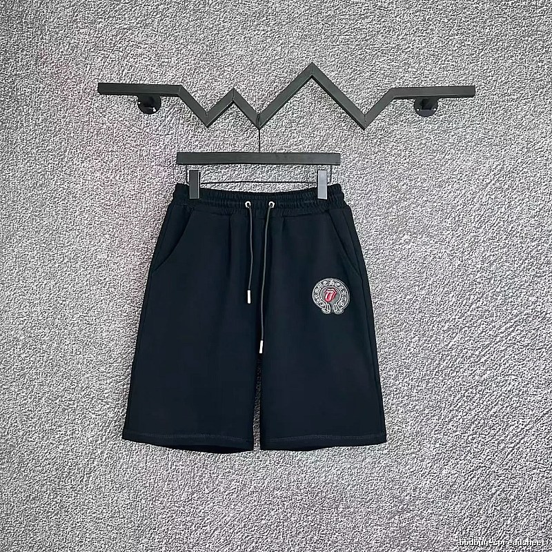 Chrome Hearts trendy black shorts