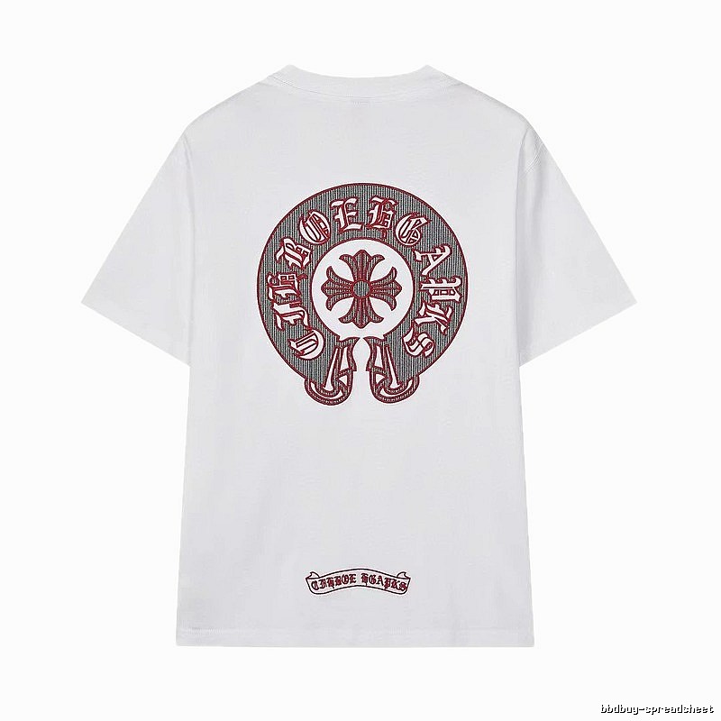 Chrome Hearts Vintage Embroidered Horseshoe White T-Shirt