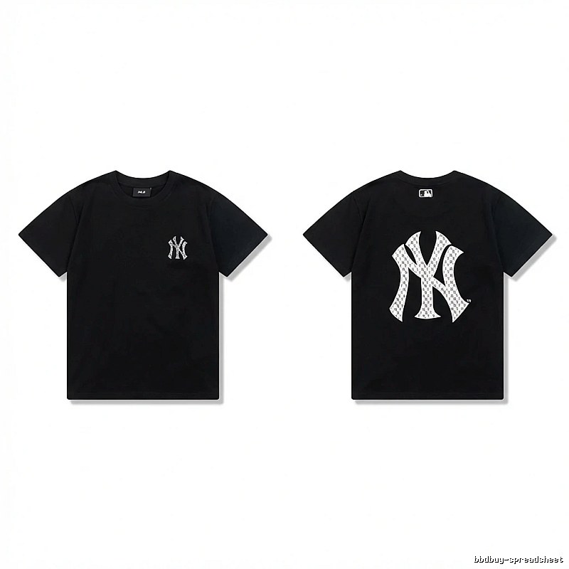 Classic black T-shirt of MLB