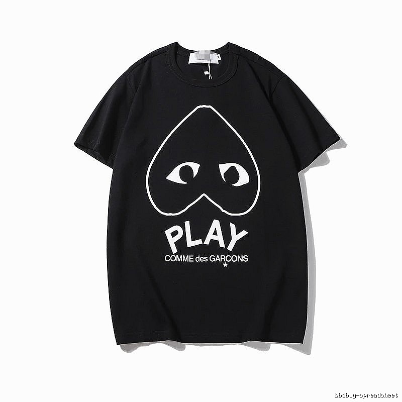 Comme des Garcons PLAY 2023-12 Black Style 2312 Heart Logo T-Shirt Travel Pack