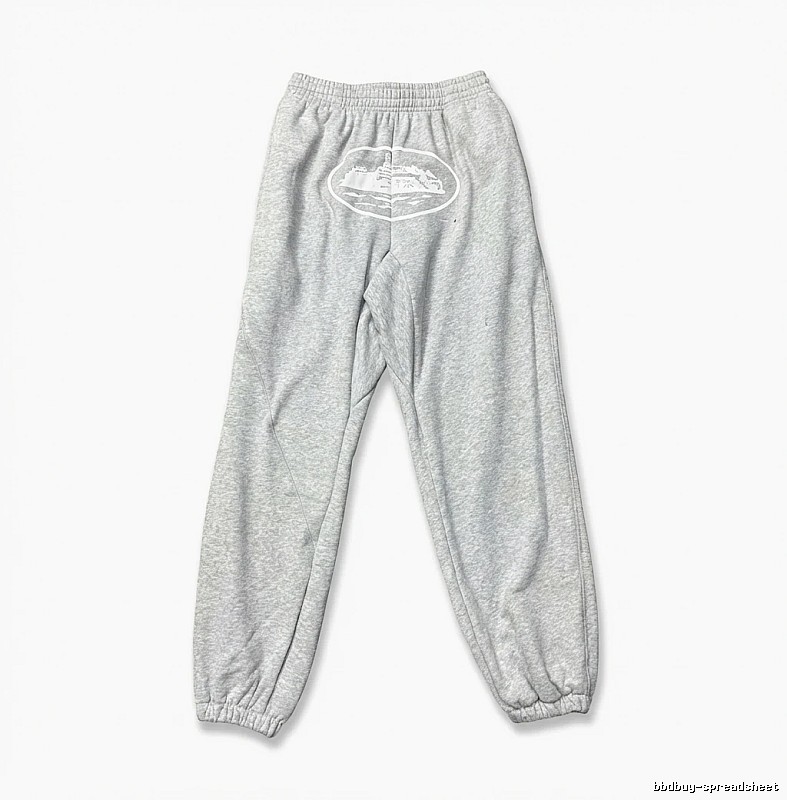 Corteiz Casual Style Grey Sweatpants