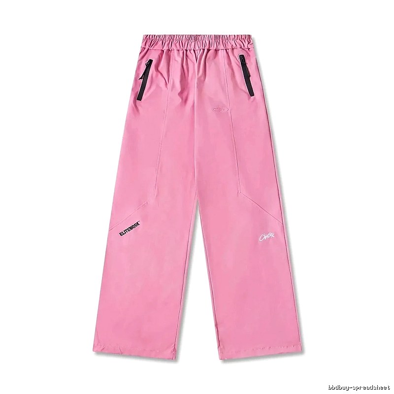 Corteiz Elitework Trendy and Cool Style Pink Pants