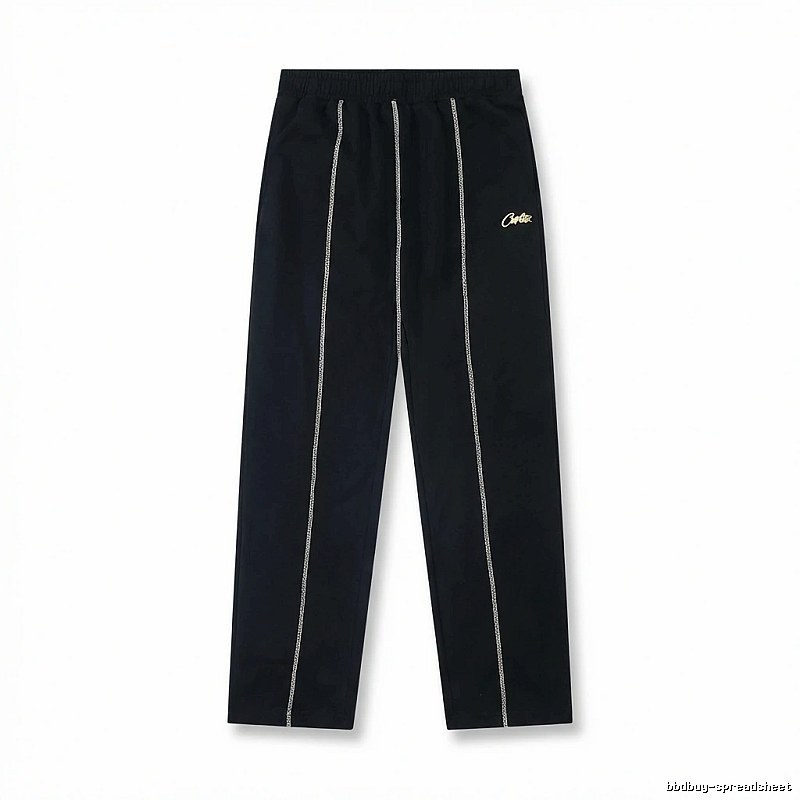 Corteiz minimalist style black trousers