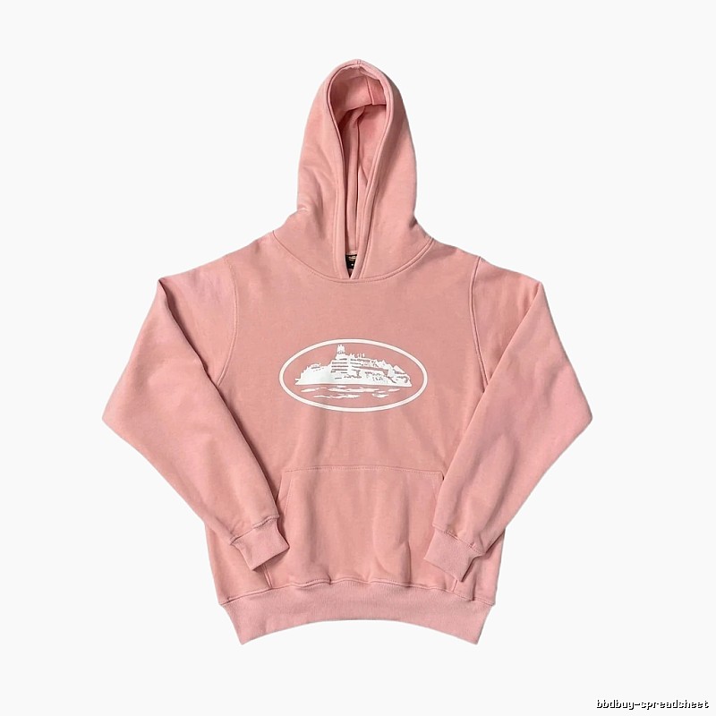Corteiz Pink Minimalist Hoodie