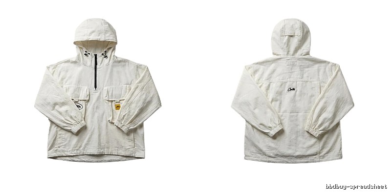 Corteiz Workwear Style White Jacket