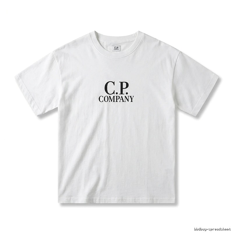 C.P. COMPANY Simple Style White T-shirt