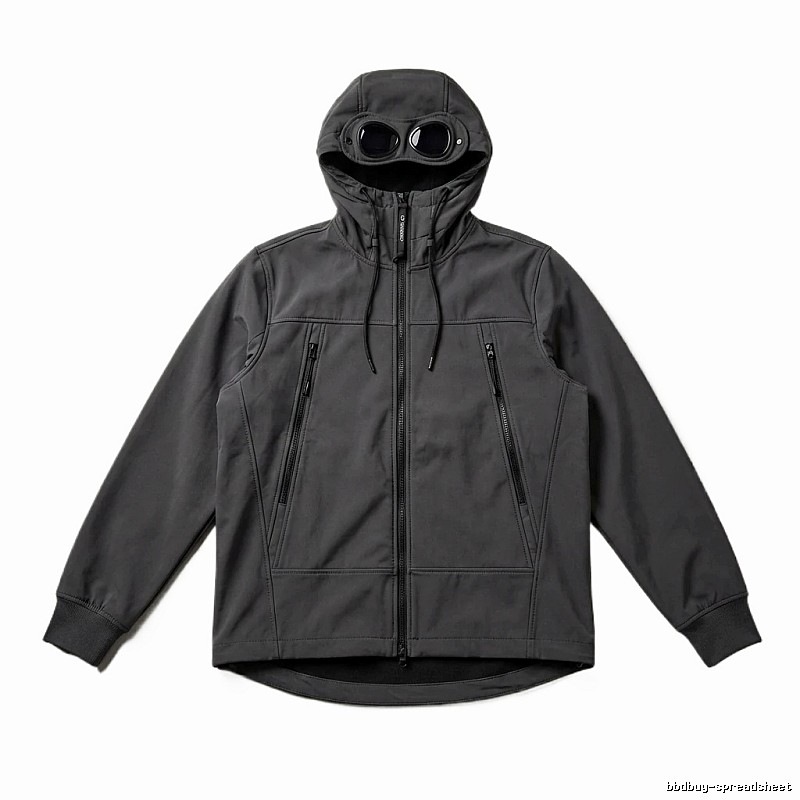 C.P. Hooded Functional Style Grey Coat