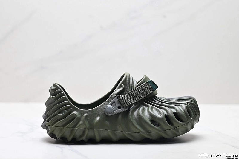 Crocs Pleated Trendy Green Shoes