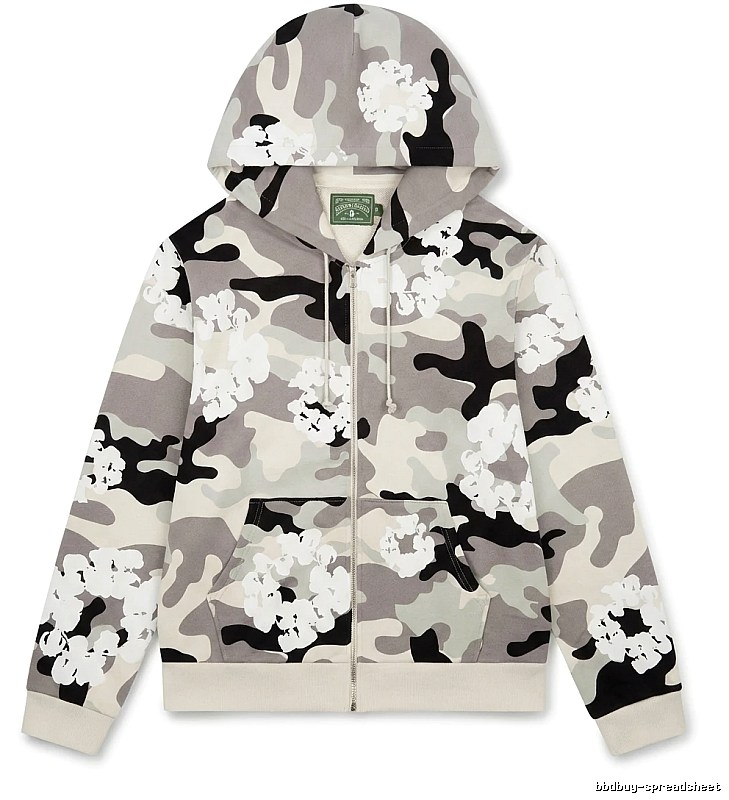 DENIM TEARS Camouflage Print Hoodie