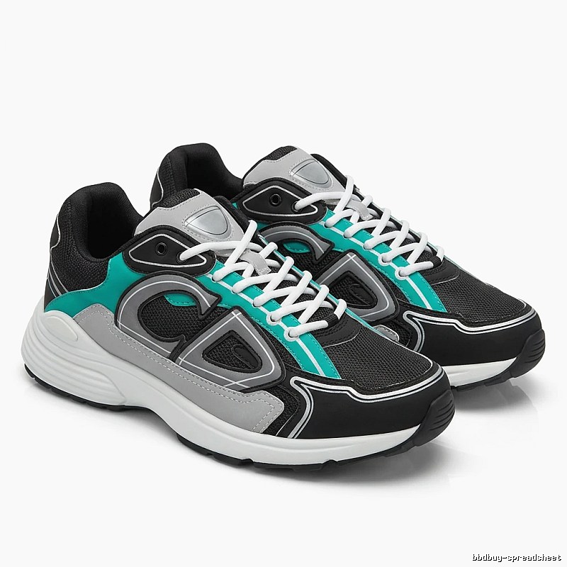 Dior casual style grey-green sports shoes