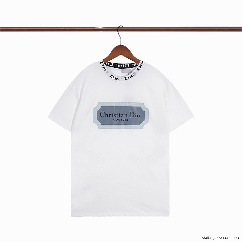 Dior Couture Minimalist Style White Short-sleeve T-shirt
