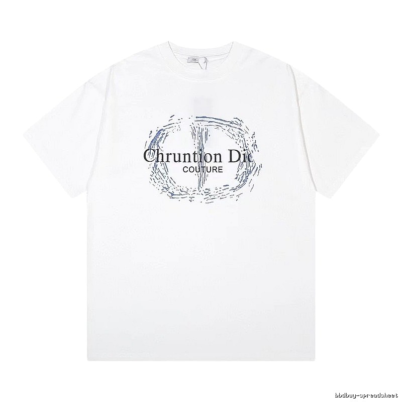 Dior Couture Trendy Style White Short-sleeve T-shirt