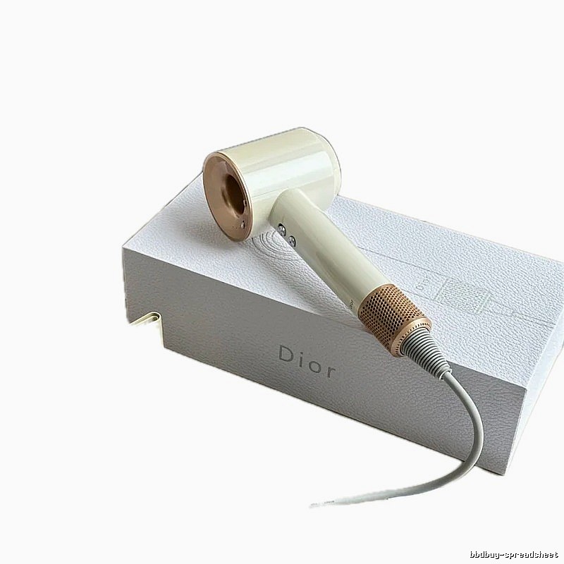 Dior Hair Dryer in White and Gold