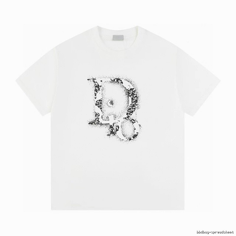 Dior Minimalist Monogram White Short-sleeved T-shirt