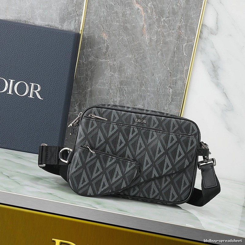 Dior Oblique crossbody bag Black Camera