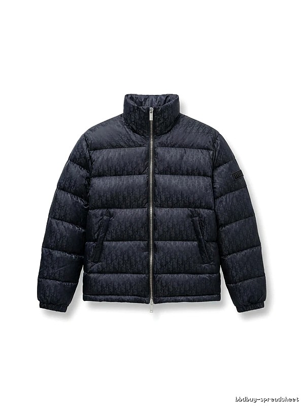Dior's classic fashionable black down jacket