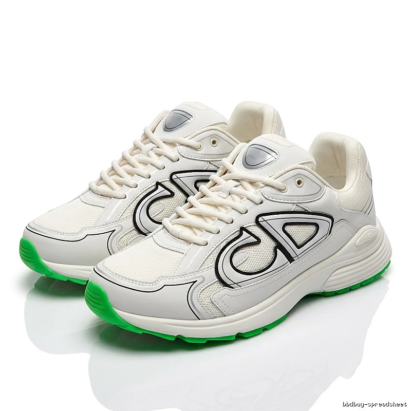 Dior's classic stylish white shoes