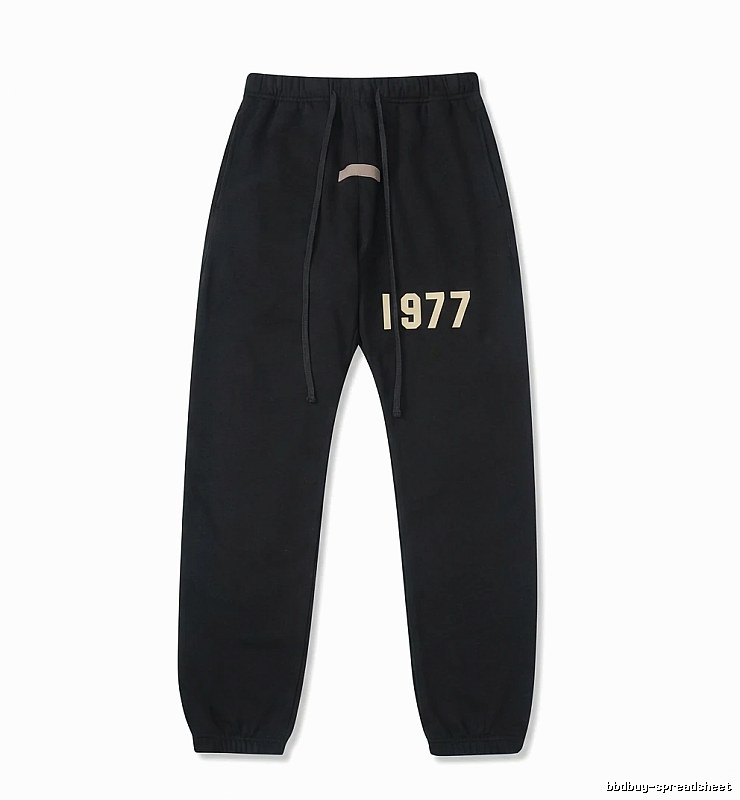 ESSENTIALS 1977 Casual Style Black Pants