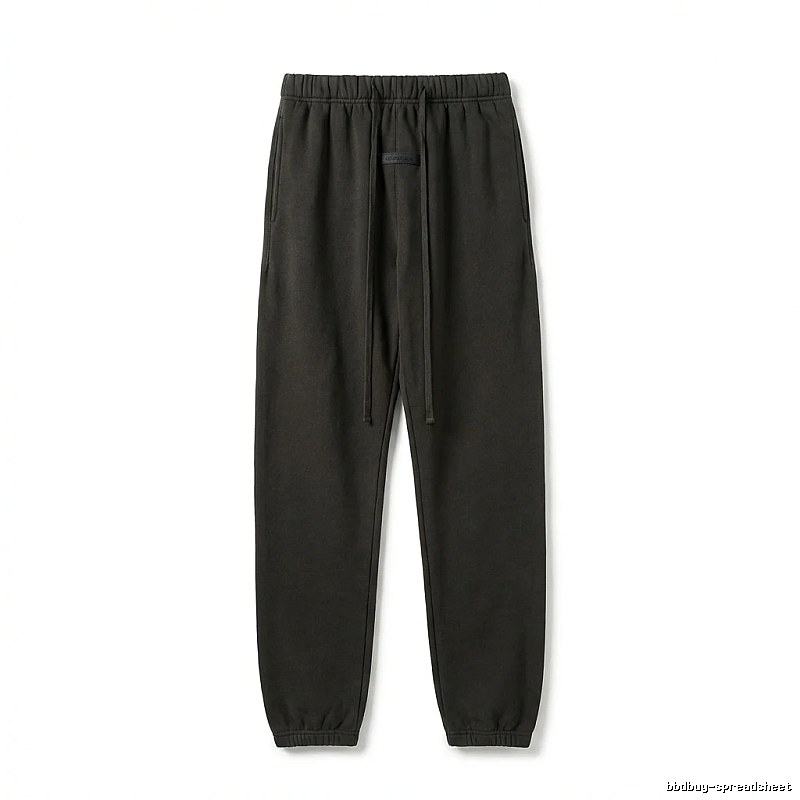 ESSENTIALS Basic Casual Black Pants