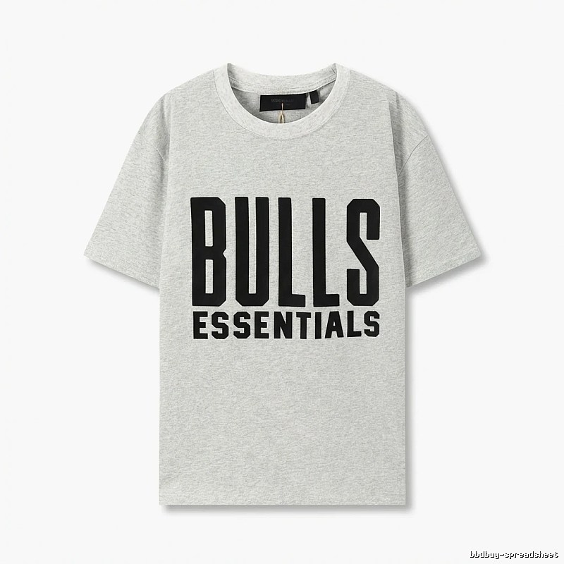 ESSENTIALS Bulls Style Grey T-shirt
