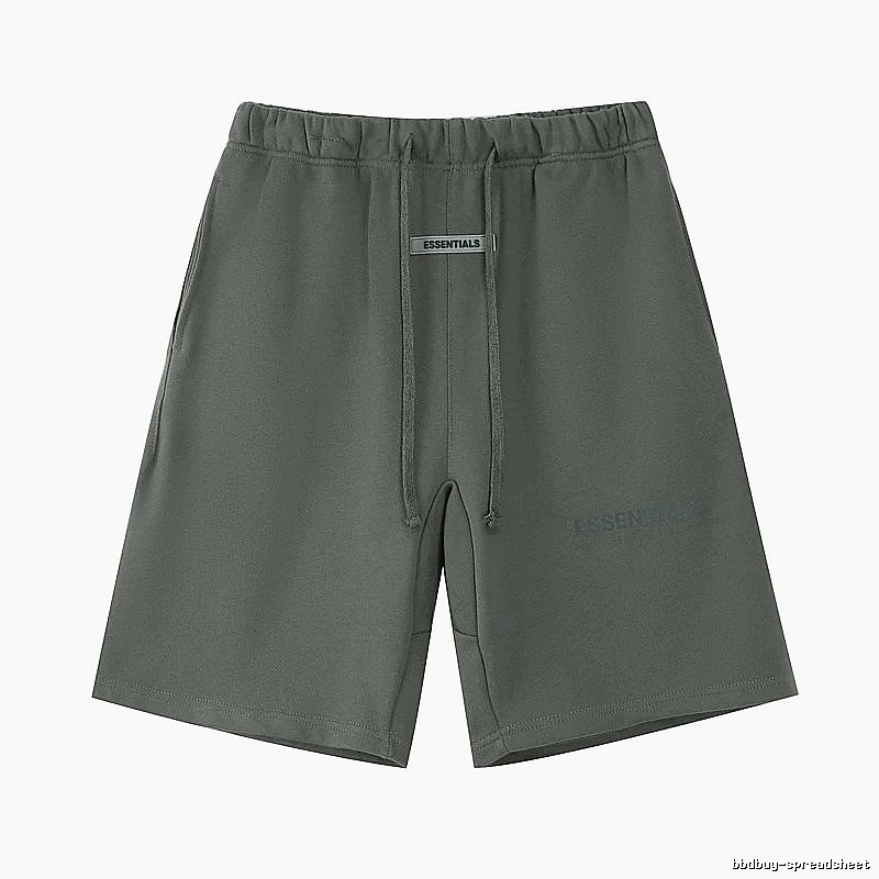ESSENTIALS casual style dark grey shorts