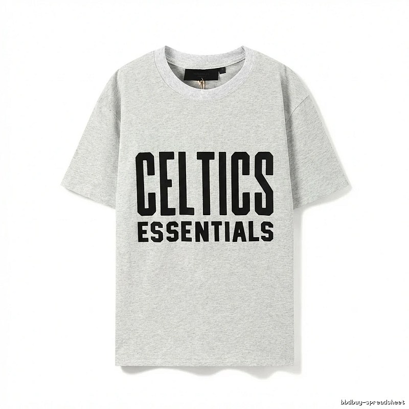 ESSENTIALS Gray and Black T-shirt of the Trendy Brand