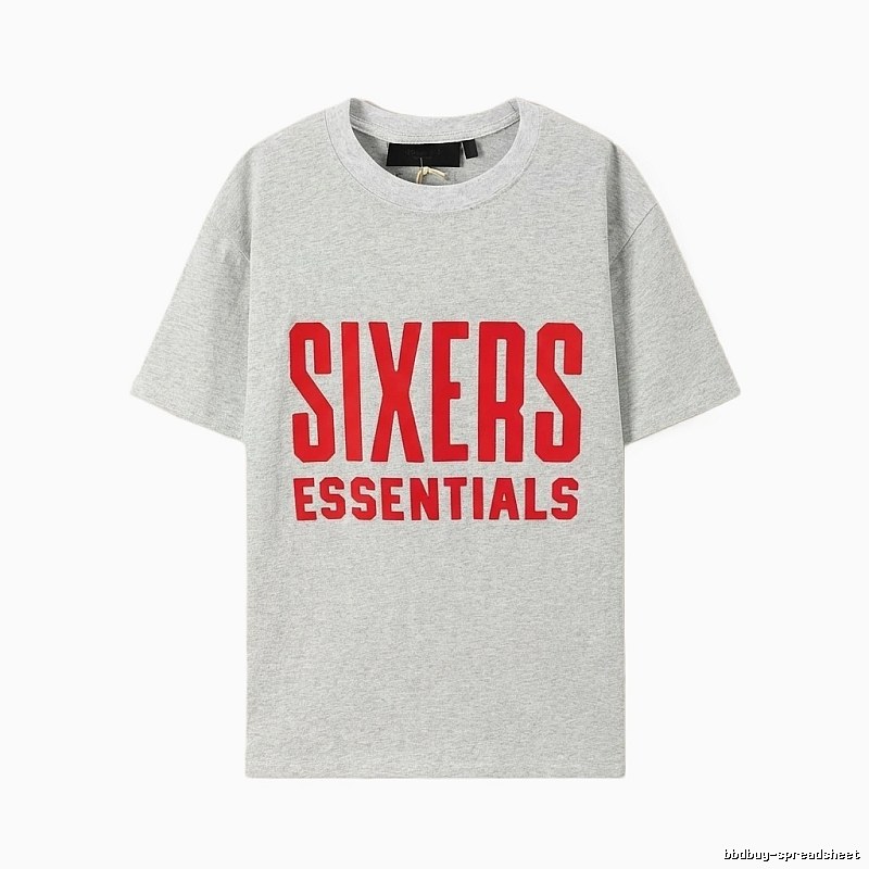 ESSENTIALS Grey Minimalist Style T-shirt