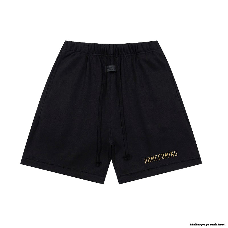 ESSENTIALS minimalist style black shorts