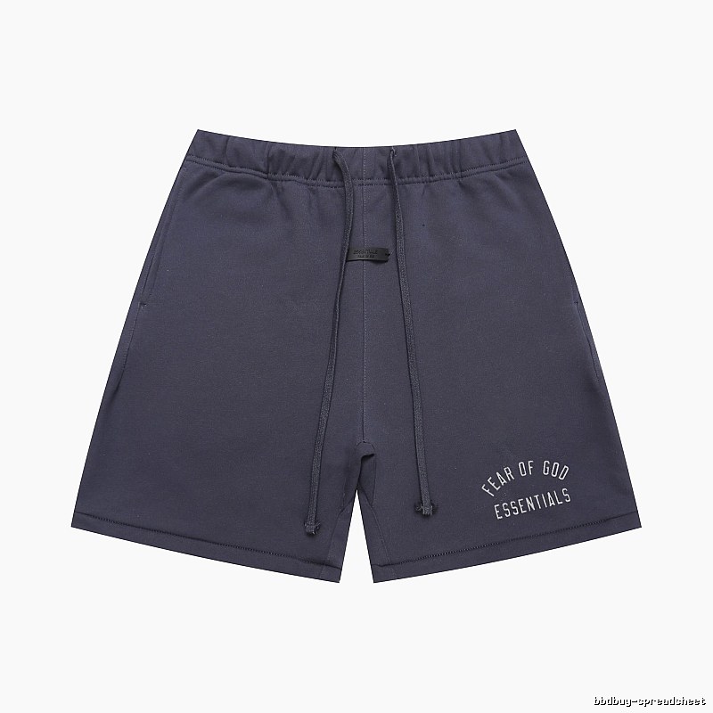 ESSENTIALS minimalist style dark gray shorts
