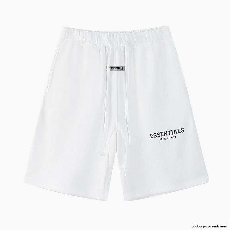 ESSENTIALS minimalist style white shorts
