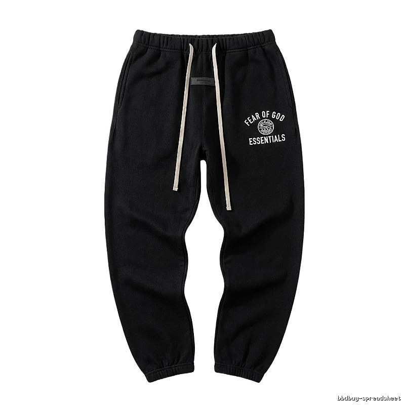ESSENTIALS simple style black sweatpants
