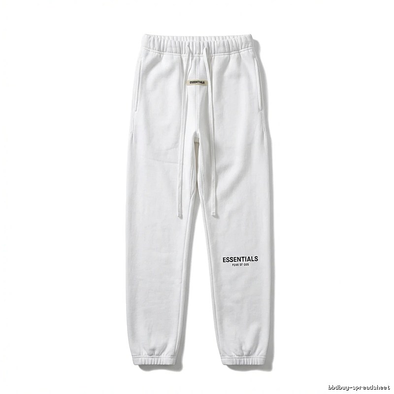 ESSENTIALS Simple Style White Sweatpants