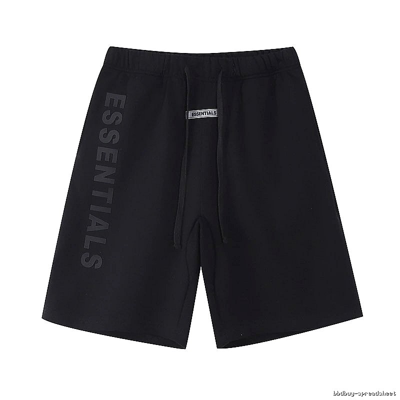 Essentials trendy and cool style black shorts