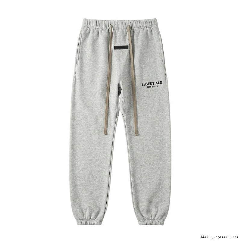 ESSENTIALS Trendy Brand Light Gray Sweatpants