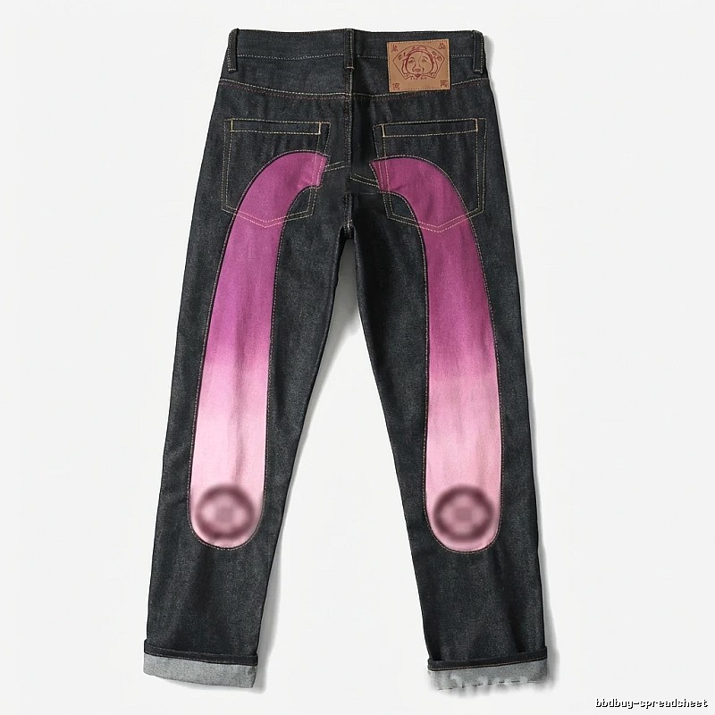 EVISU Gradient Trend Brand Jeans