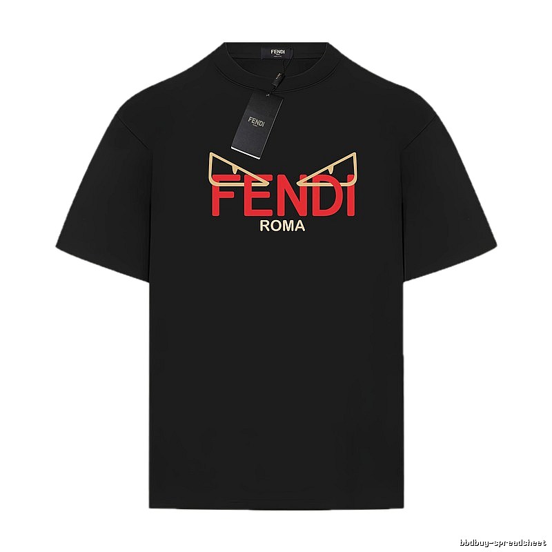 Fendi Devil Style Black T-shirt