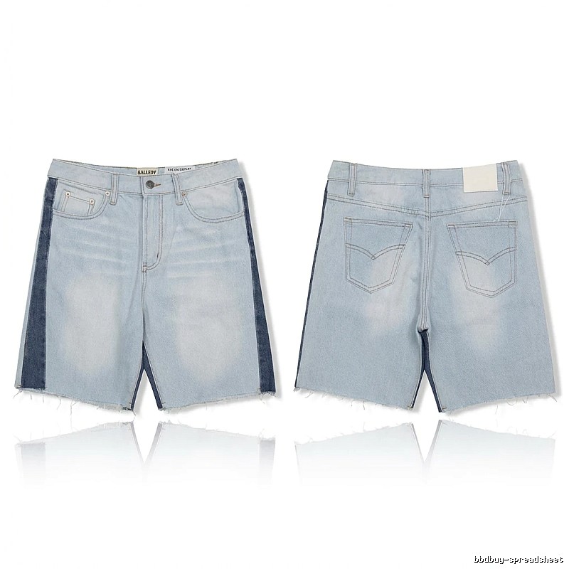 Gallery Dept denim-style light blue shorts
