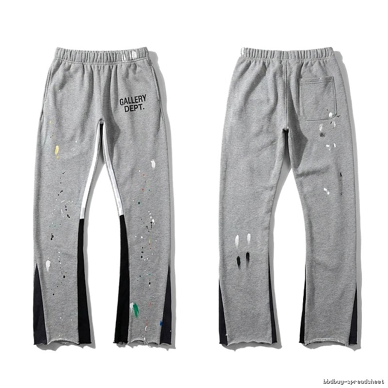 Gallery Dept. Graffiti Street Style Grey Pants