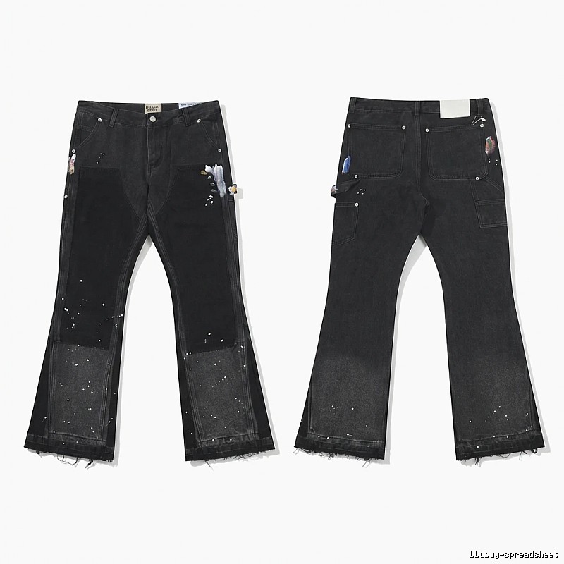 Gallery Dept Graffiti Style Black Jeans