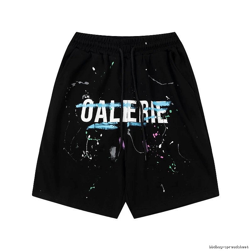 Gallery Dept Graffiti Style Black Shorts