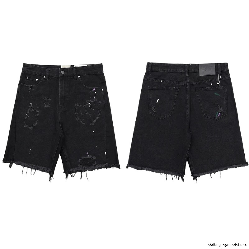 Gallery Dept Graffiti Style Black Shorts