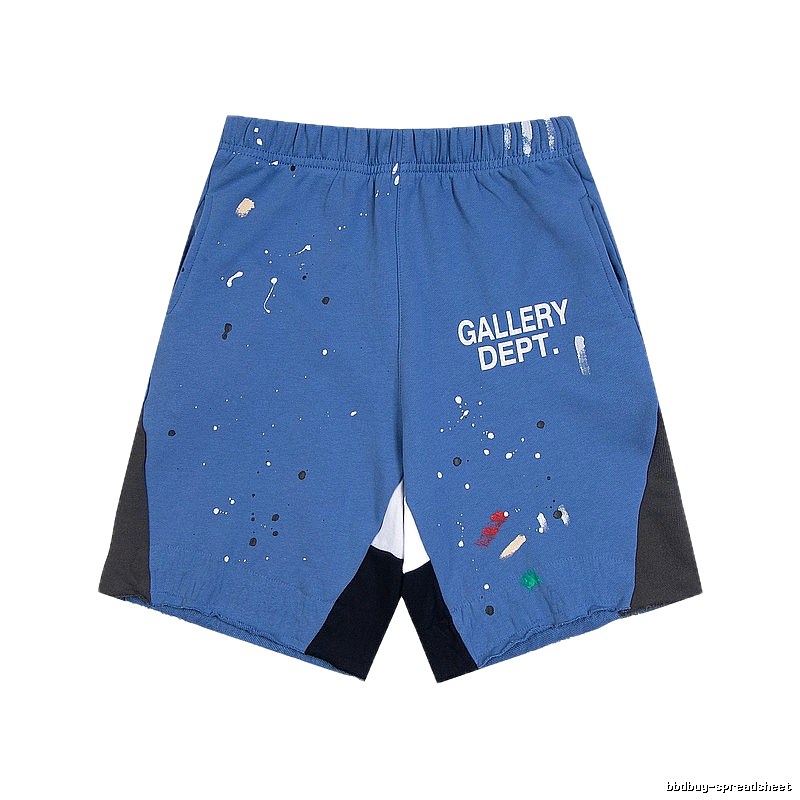 Gallery Dept. graffiti-style blue shorts