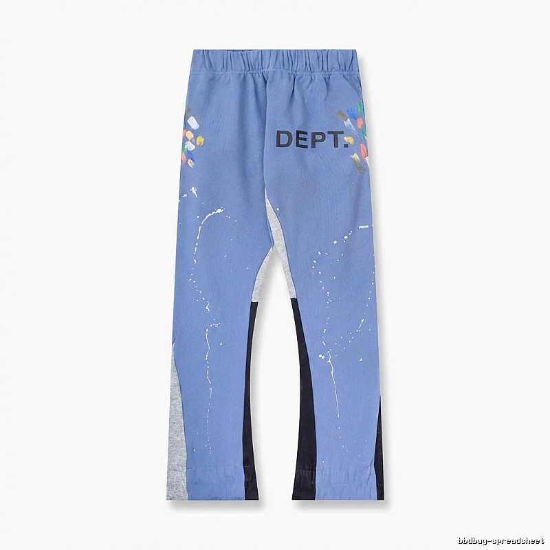 Gallery Dept Graffiti Style Blue Trousers