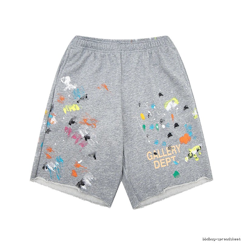 Gallery Dept Graffiti Style Grey Shorts