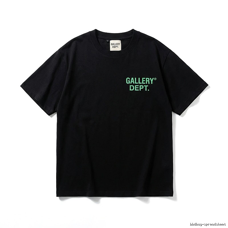 Gallery Dept Minimalist Style Black T-shirt