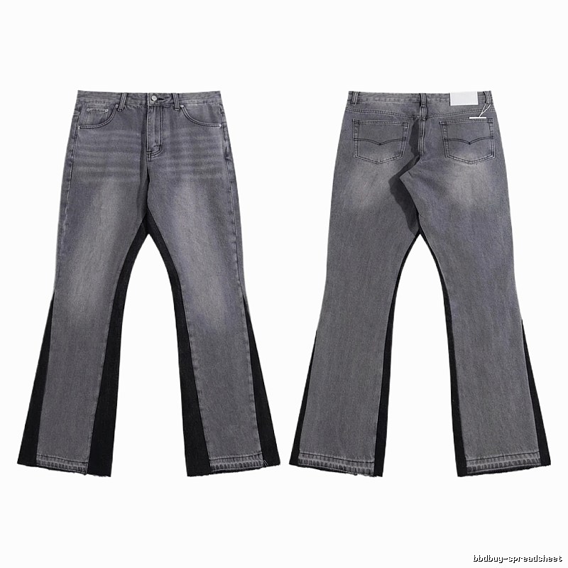 Gallery Dept patchwork grey-black jeans