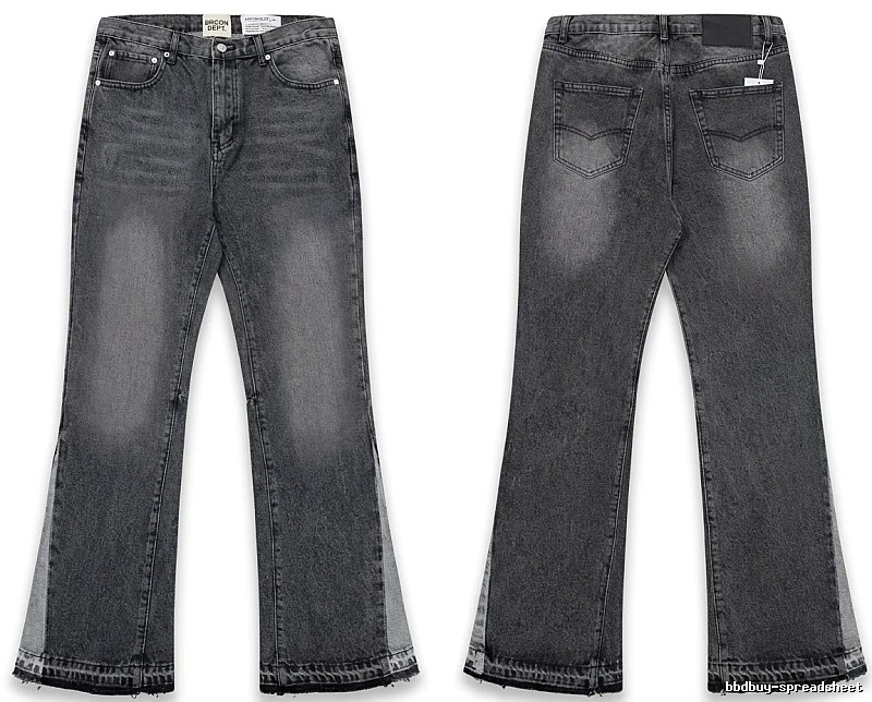 Gallery Dept. Ripped Retro Style Grey Pants