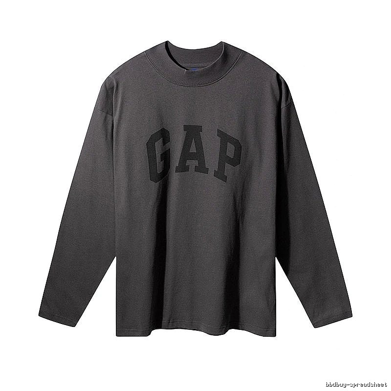 GAP Kanye Co-branded Dark Grey T-shirt