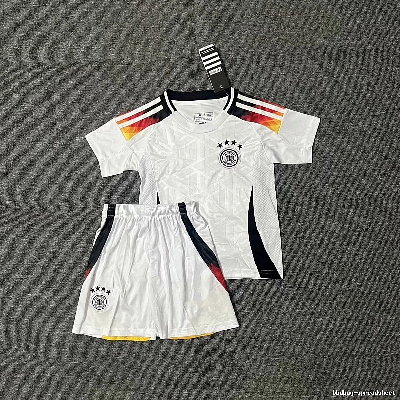 Germany Classic Soccer jersey set White Germany Football for Daily Styling