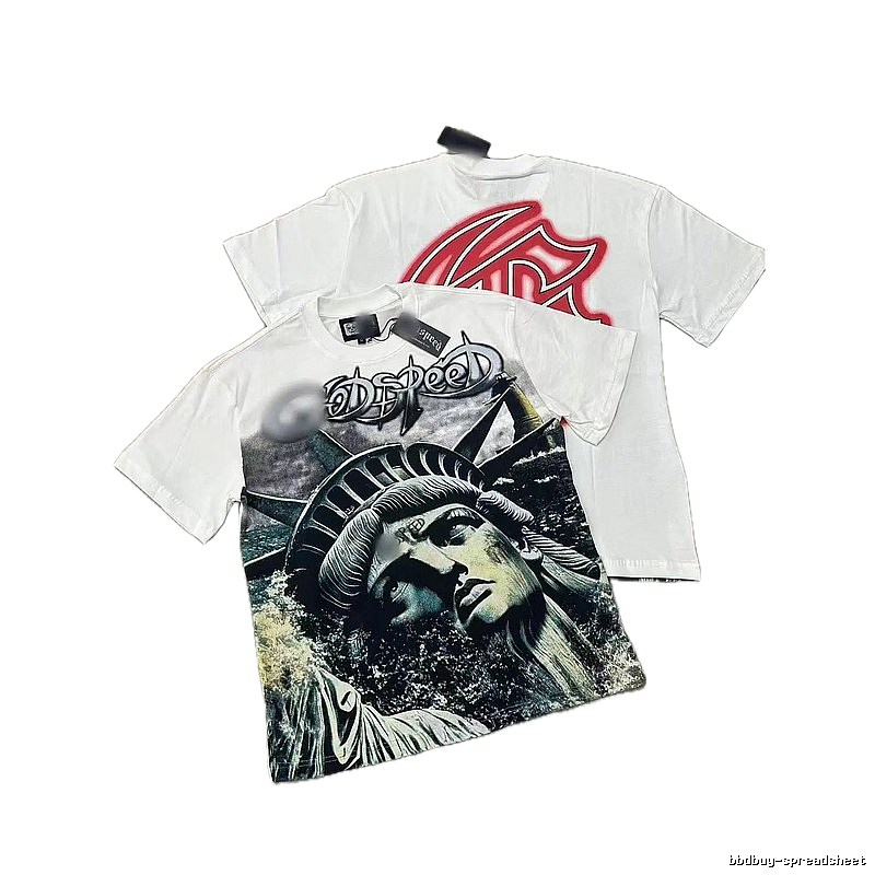 GOD Statue of Liberty Vintage Street White T-Shirt